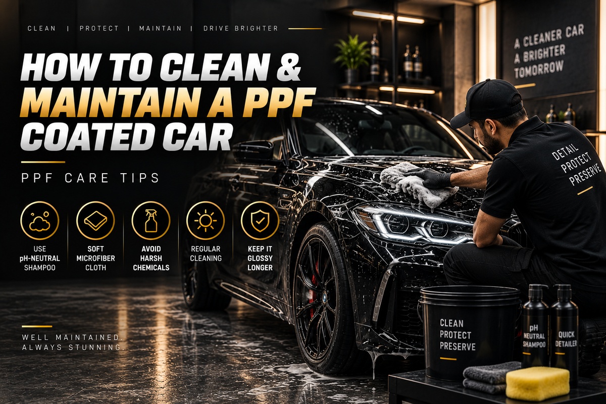 How to Clean Car PPF