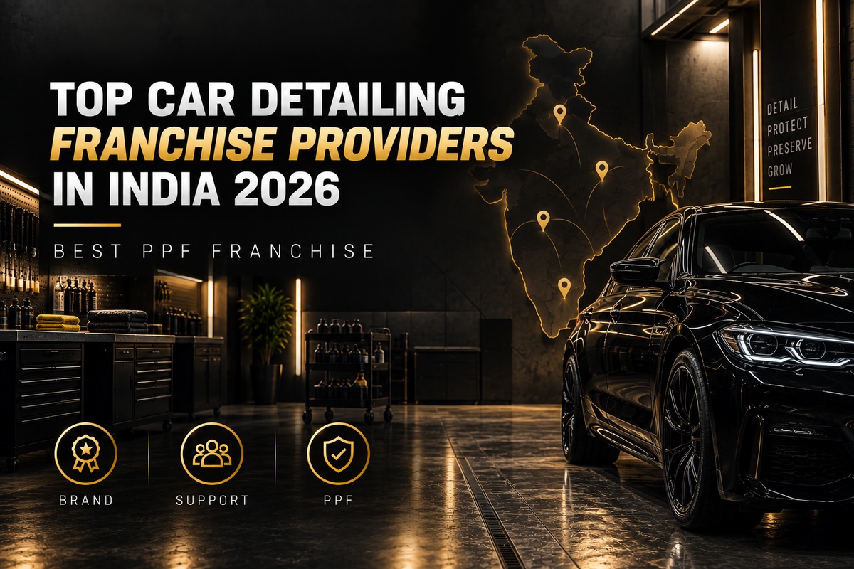 top-car-detailing-franchise-providers-india-2026 Car Detailing Franchise Providers India