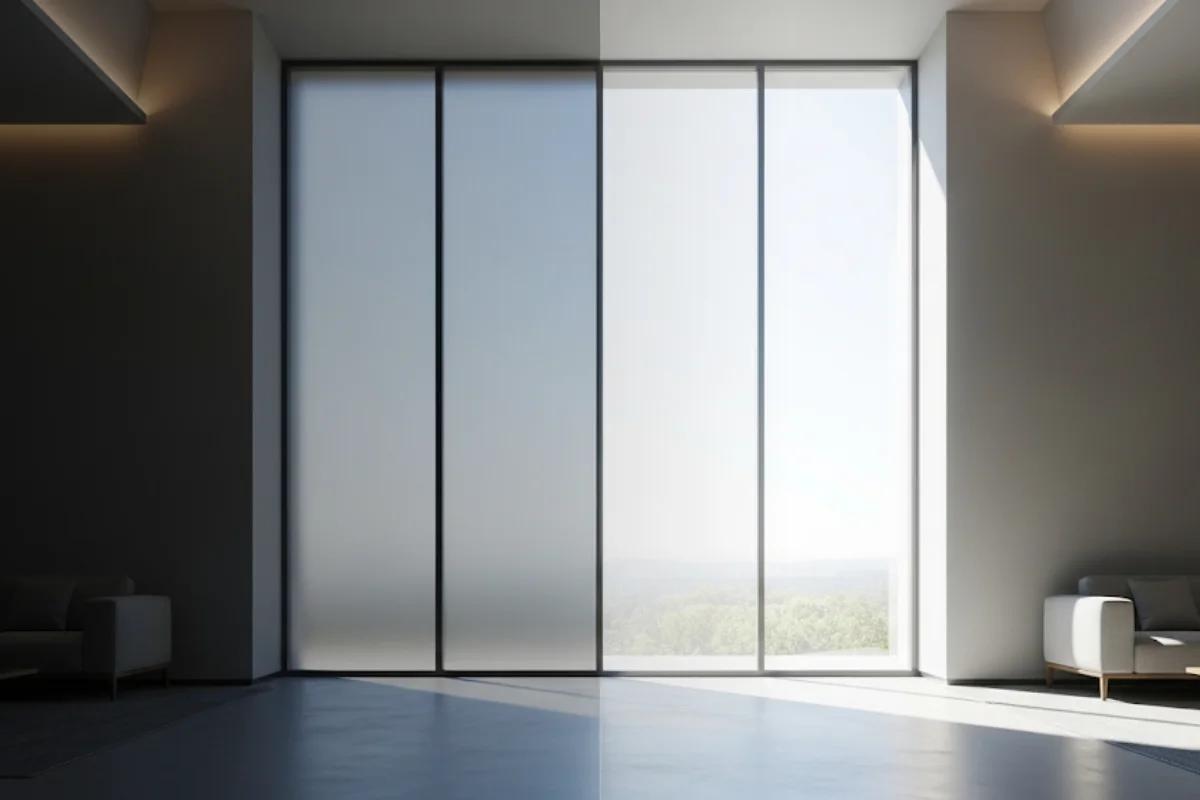 window tint - frosted film