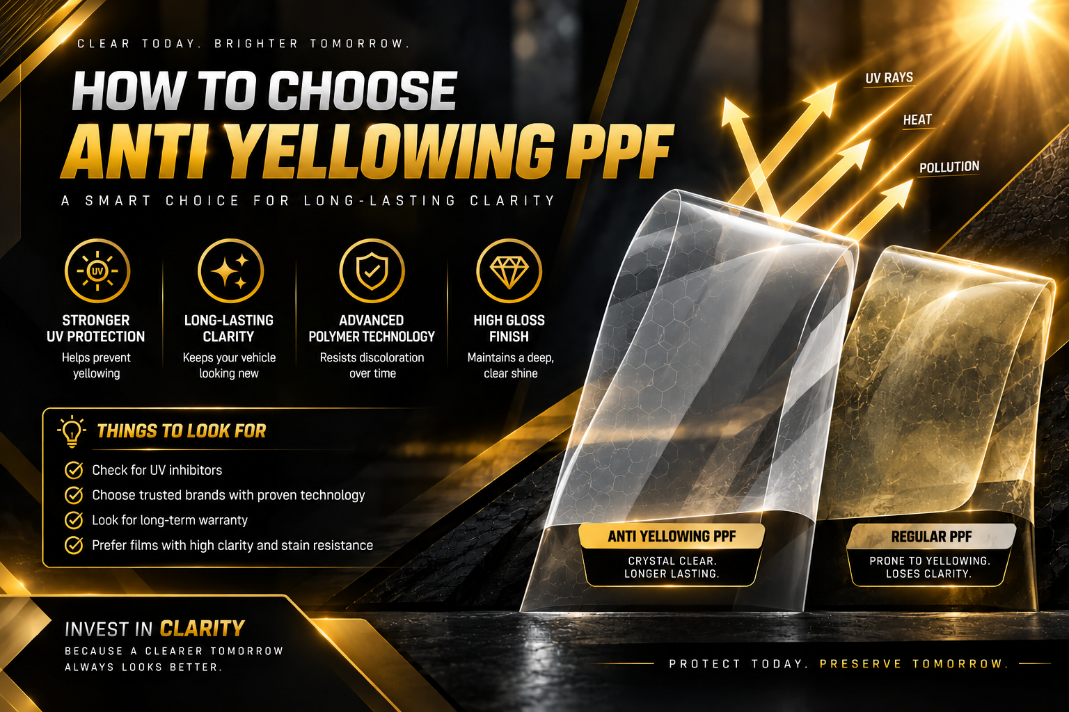 Anti-Yellowing-PPF Anti Yellowing PPF India